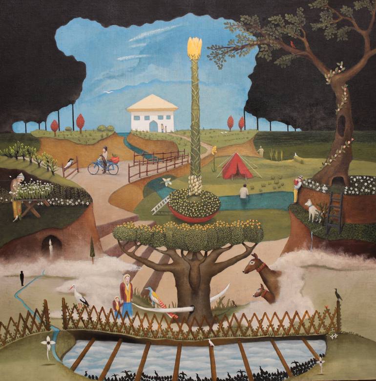 Original  Painting by Gyula Szabo
